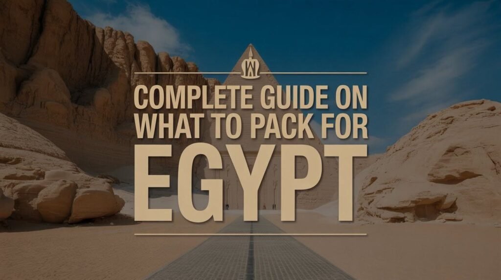 Complete Guide on What to Pack for Egypt